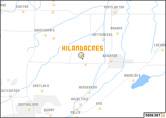 map of Hi-Land Acres