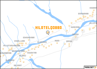 map of Hilat el Qobba