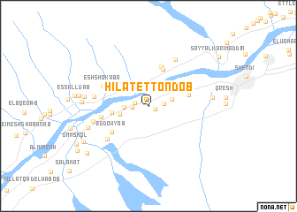 map of Hilat et Tondob