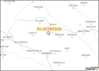 map of Hilderbrand
