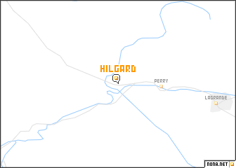map of Hilgard