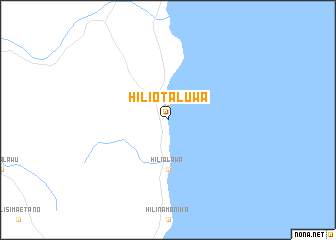 map of Hiliotaluwa