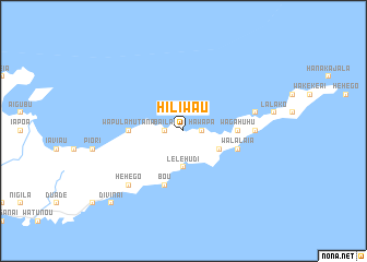 map of Hiliwau