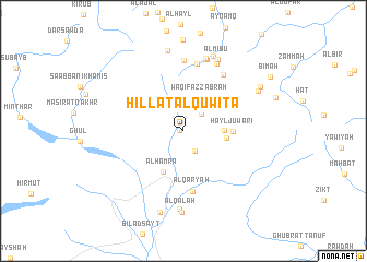 map of Ḩillat al Qūwīta‘