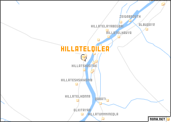map of Hillat el Qilea