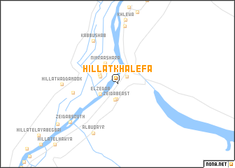 map of Hillat Khalefa