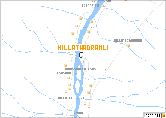 map of Hillat Wad Ramli