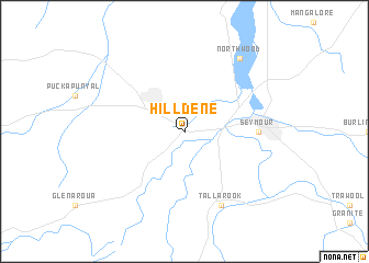 map of Hilldene