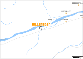 map of Hillersden