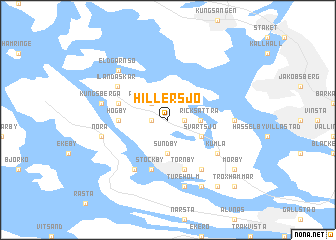 map of Hillersjö