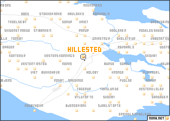 map of Hillested