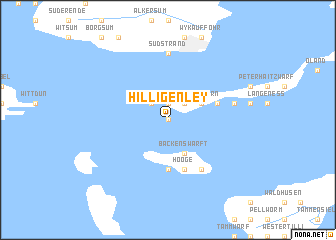 map of Hilligenley