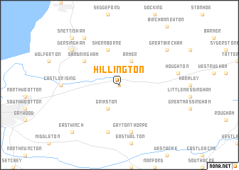 map of Hillington