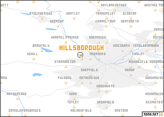 map of Hillsborough