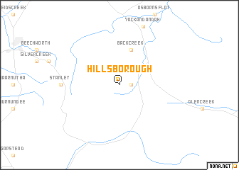 map of Hillsborough