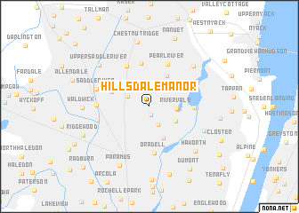 map of Hillsdale Manor