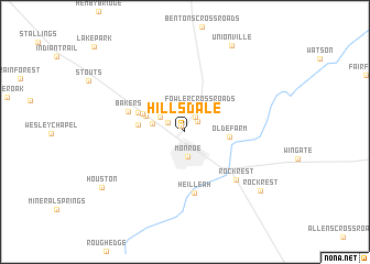 map of Hillsdale