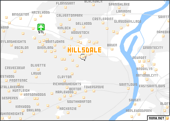 map of Hillsdale