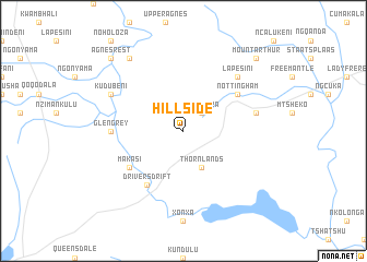 map of Hillside