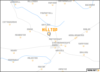 map of Hilltop
