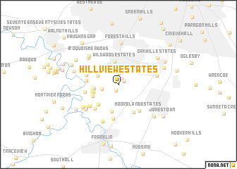 map of Hillview Estates