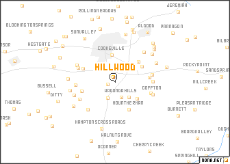 map of Hillwood