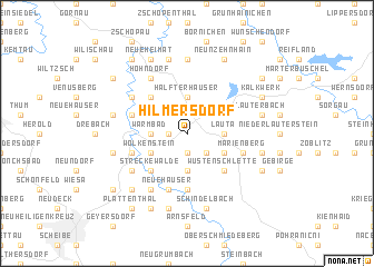 map of Hilmersdorf