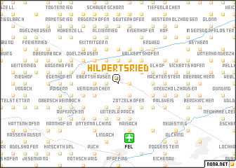 map of Hilpertsried