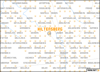 map of Hiltensberg