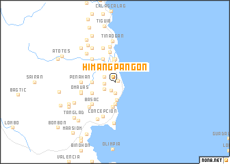 map of Himangpangon