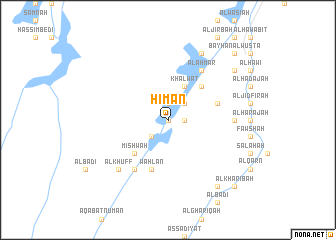 map of Ḩimān