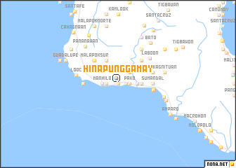 map of Hinapunggamay