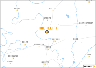 map of Hinchcliff