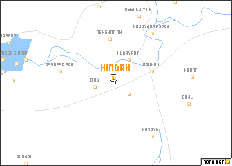 map of Hindah