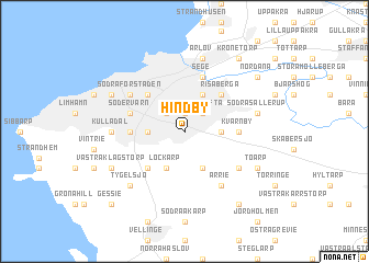 map of Hindby