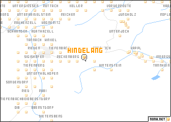 map of Hindelang