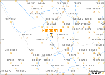 map of Hingabyin