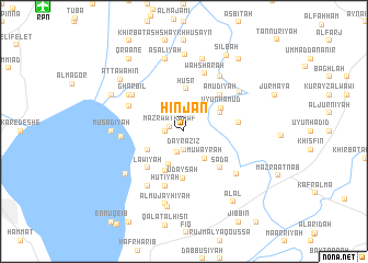 map of Ḩinjān