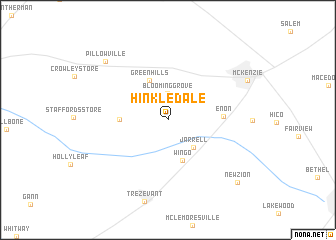 map of Hinkledale