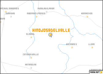 map of Hinojosa del Valle