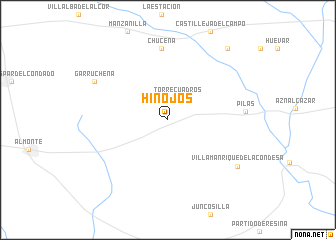 map of Hinojos