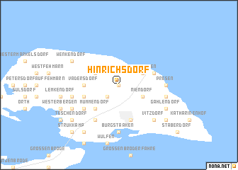 map of Hinrichsdorf