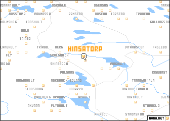map of Hinsatorp