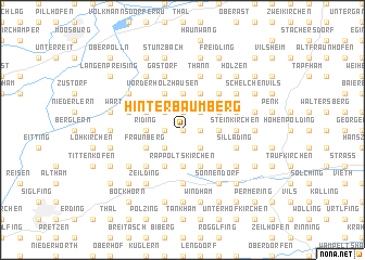 map of Hinterbaumberg