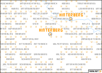 map of Hinterberg