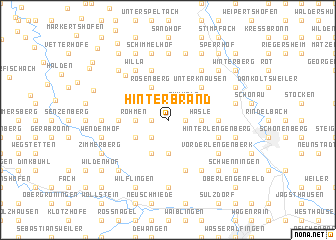 map of Hinterbrand