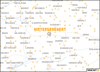 map of Hinter dem Ewemt