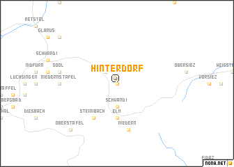 map of Hinterdorf