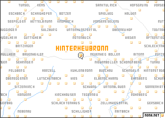 map of Hinterheubronn