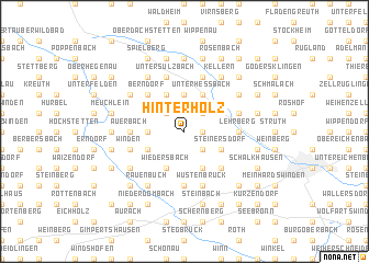 map of Hinterholz